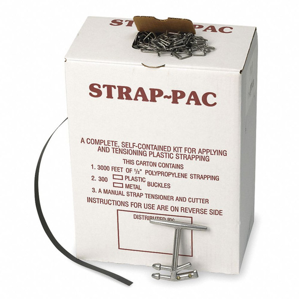 GENERIC Strapping Kit,Polypropylene,3000 ft. L SP-W-GR