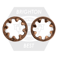 1/2" Phosphor Bronze External Tooth Lock Washer (Inch), Qty 1500