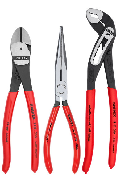 Knipex 3 Pc Universal Pliers Set w/ Alligator Pliers 002008US1