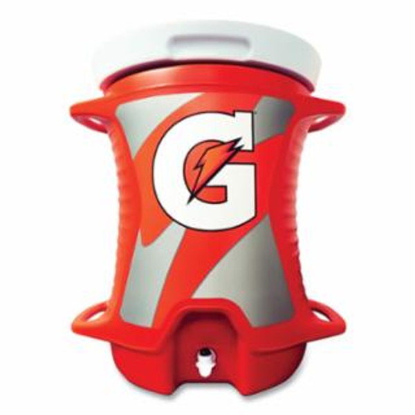 Contour Cooler, 10 Gallon, Bright Orange