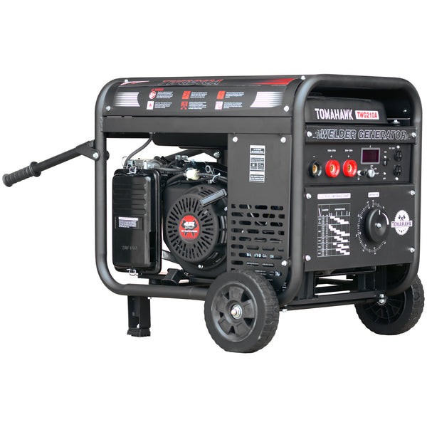 Tomahawk TWG210A 210 Amp Welder Generator Stick TIG Engine Driven Inverter 2000 Watt Portable Kit