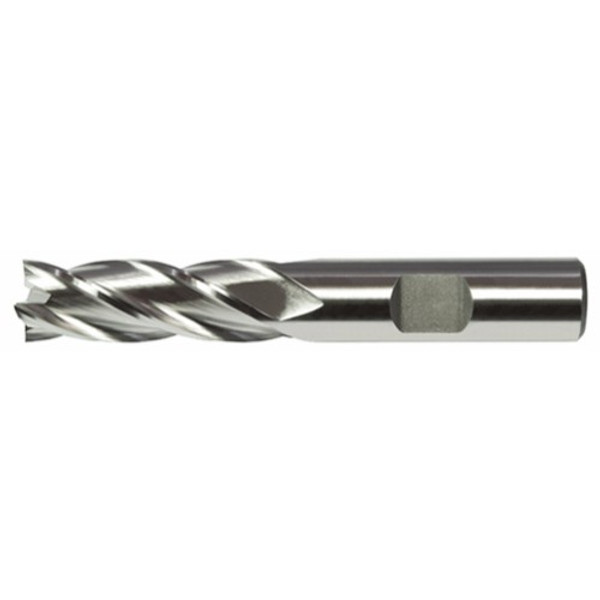 Alfa Tools SECCL151034 5/16 x 3/8 USA HSS 4 Flute Center Cutting Single End Long End Mill