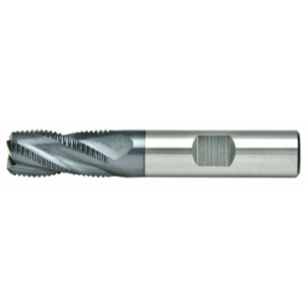 Alfa Tools SCREM60903AL 3/8 4 Flute Fine Altin Carbide Roughing End Mill