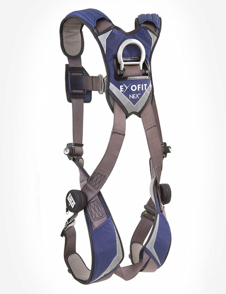 3M DBI-SALA Full Body Harness,XL,420 lb.,Blue 1113010