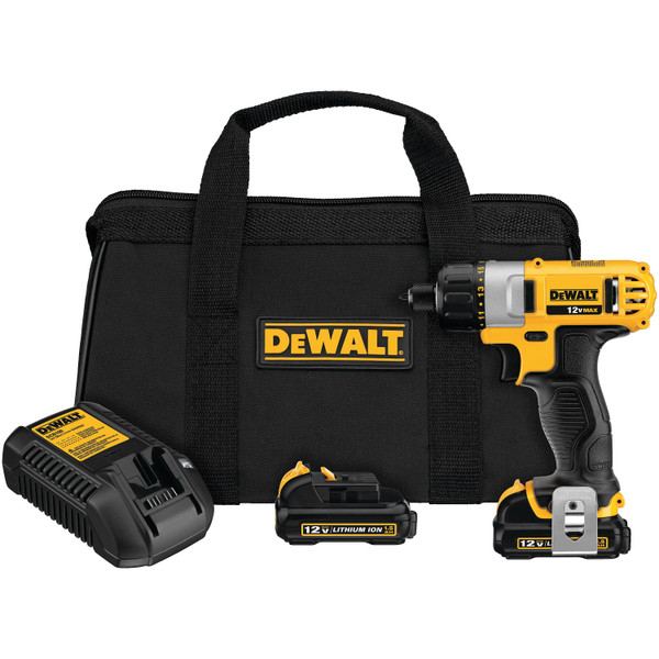 DEWALT Cordless Screwdriver Kit,6-1/4 In. L DCF610S2