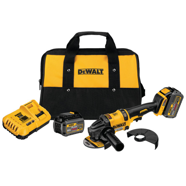 DEWALT Cordless Angle Grinder Kit,60.0 V,6" DCG414T2