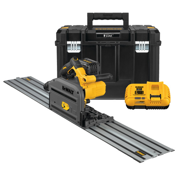 DEWALT Cordless Track Saw Kit,60V,6-1/2" Dia. DCS520ST1