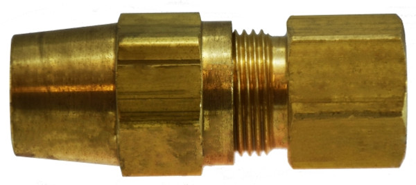Midland Metal 38208 Adapter, 3/8 in Tube OD x 3/8 in FNPTF, Brass