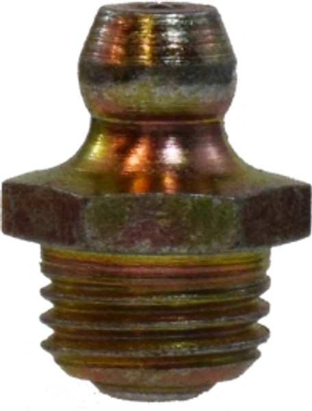 Midland Metal 36188 Ball Check, 3/8-24 Thread, 0.437 in Hex, Steel, 0.65 in OAL