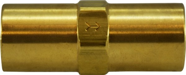 Midland Metal 46562V Check Valve, 3/8 in Nominal, FIP x FIP, Brass Body, Domestic