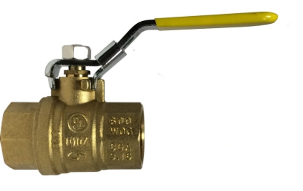 Midland Metal 940175L Ball Valve, 1 in Nominal, FNPT x FNPT, 600 psi WOG Pressure, -22 to 302 deg F