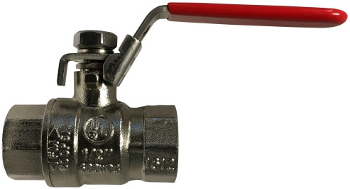 Midland Metal 941122NP Ball Valve, 3/8 in Nominal, FPT x FPT, 600 psi WOG Pressure, -20 to 300 deg F