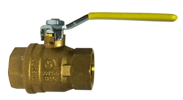 Midland Metal 943205 Italian Ball Valve, 1-1/4 in Nominal, FNPT x FNPT, 600 psi WOG Pressure