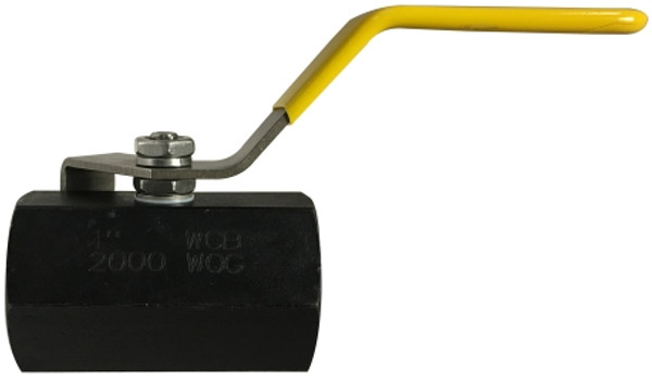 Midland Metal 949126 1-Piece Ball Valve, 1-1/4 in Nominal, FPT x FPT, 1500 psi WOG Pressure