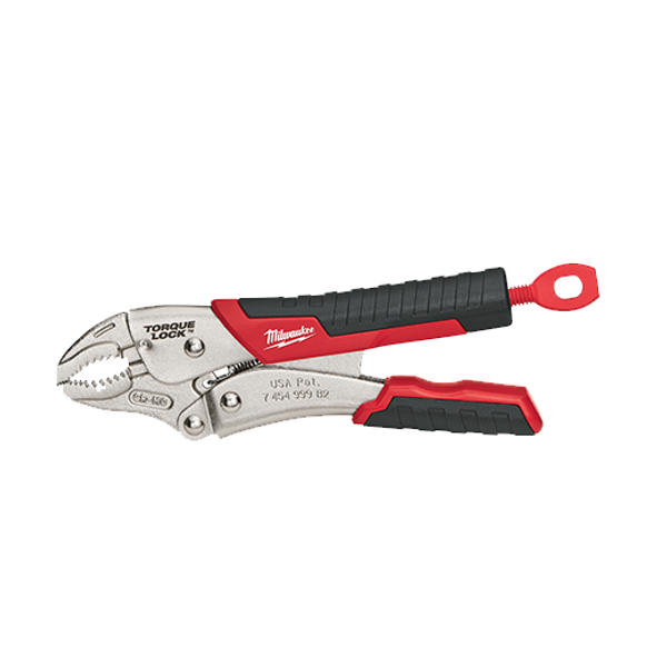 Milwaukee I 7" LOCKING PLIERS  CURVED JAW W/ GRIP