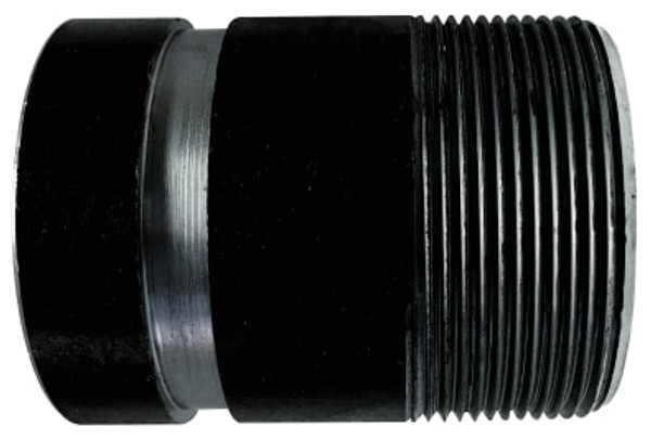 Midland Metal 59209TV Seamless Pipe Nipple, 3 in Threaded x 3 in Grooved, 8 in L, Steel, Black, SCH 80 Schedule