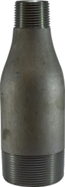 Midland Metal 90124 Swage Nipple, 2-1/2 in MPT x 2 in MPT, Steel, SCH 80/XH Schedule