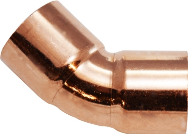 Midland Metal 77165 90-Degree Elbows, Copper Sweat Fittings, 5/8 45 Ell C x C, Nipples and Fittings