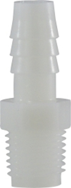 Midland Metal 33026W Male Adapter Hose ID x MIP, Plastic Hose Barbs, 3/8 x 3/4 Hb x Mip Wht Nyln Adpt, Plastic Fittings