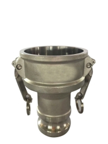 Midland Metal 639002 Type DA Cam and Groove Reducer Coupler, 3 in Female Coupler x 2 in Male Adapter