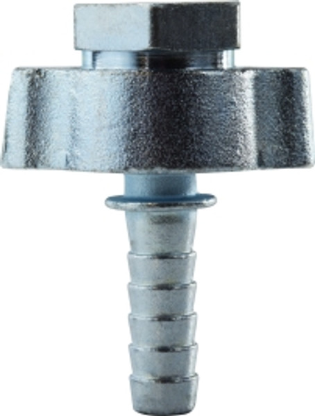 Midland Metal 73009 Ground Joint Coupling With Wing Nut and Female Spud, 2-1/2 in Hose Barbed x 2-1/2 in