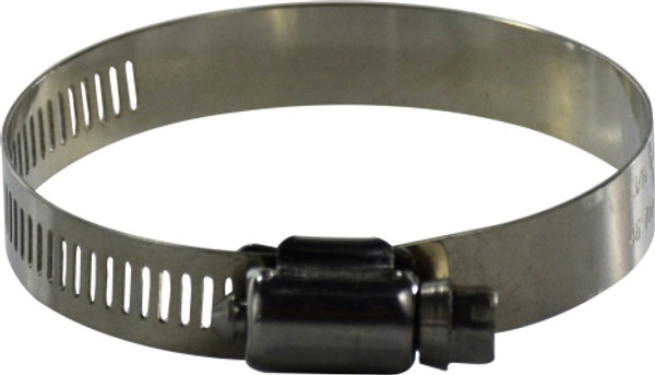 Midland Metal 620 Series 620008 Worm Gear Clamp, 7/16 in Nominal, 7/16 in Minimum Clamp Diameter, Stainless Steel