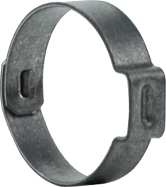 Midland Metal 1050018 1-Ear Hose Clamp, 1-3/16 in Nominal, 1.063 in Minimum Clamp Diameter, Carbon Steel