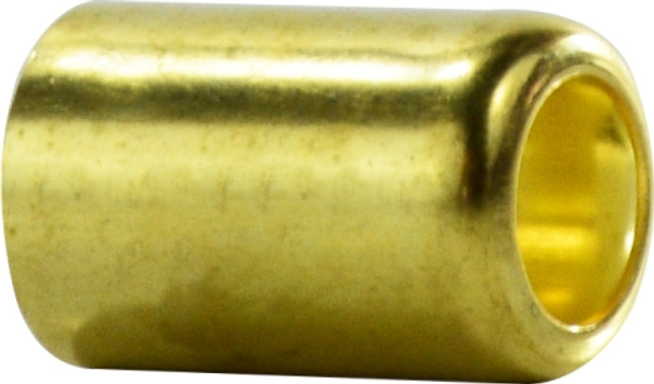 Midland Metal 32570 Smooth Hose Ferrule, 0.718 in Nominal, Compression, Brass