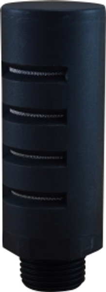 Midland Metal 28366 High Flow Muffler, 1/2 in Nominal, MPT, Nylon