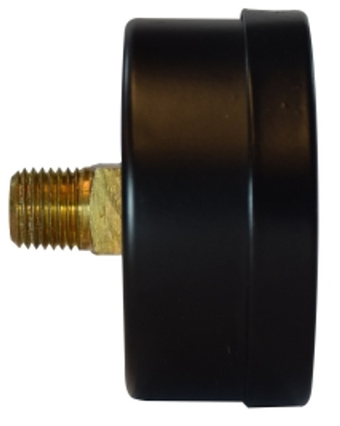 Midland Metal 80515 Pneumatic Pressure Gauge, 1-1/2 in Dial, 0 to 160 psi Measuring Range, 1/8 in Connection