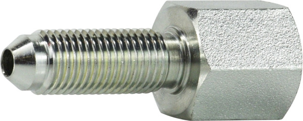 Midland Metal 27051616 Bulkhead Connector, 1 in 37 deg JIC Flared x 1 in FPT, Steel