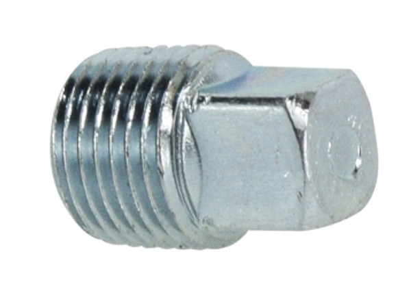 Midland Metal 5406SHP8 Square Head Plug, 1/2 in MPT, Steel