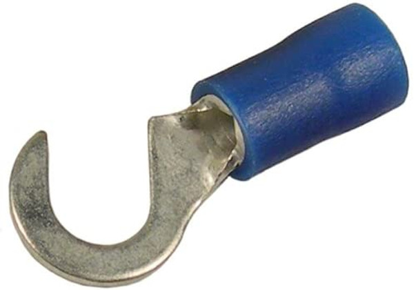 16-14 AWG Vinyl Hook Terminal #4-6 Stud PK100 - E90072