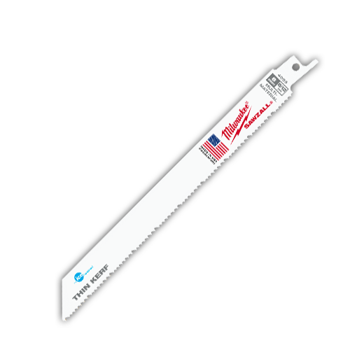 Milwaukee I SAWZALL BL 8/12T 8LG ICE HARDENED MM THIN KERF - BULK (100)