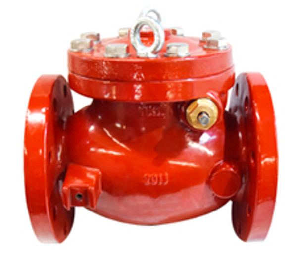 Midland Metal 962004 Swing Check Valve, 4 in Nominal, Flanged, Ductile Iron Body, Import