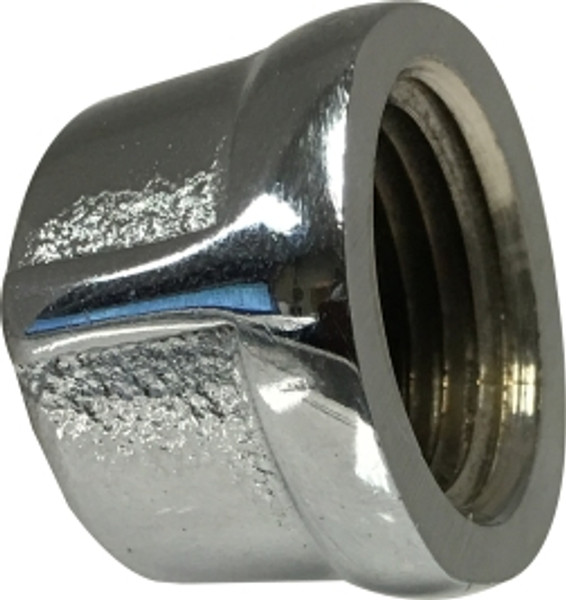 Midland Metal 45474 Cap, 3/4 in, Bronze, Chrome-Plated