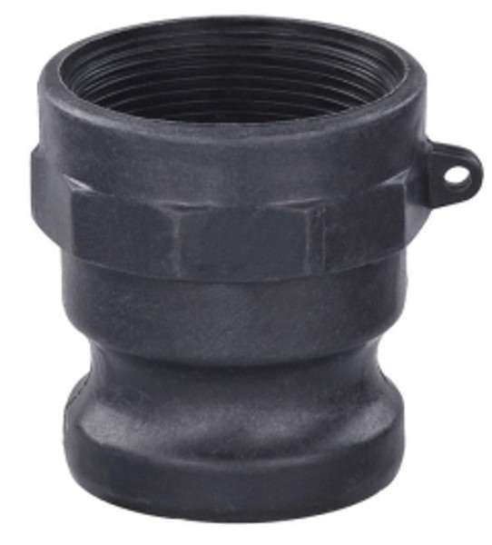 Buchanan Rubber CGA-075-PP Cam and Groove Adapter, 3/4 in Type A x 3/4 in FNPT, Polypropylene