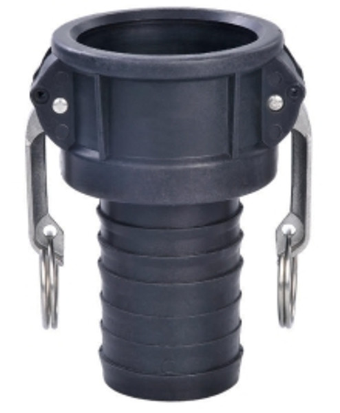 Buchanan Rubber CGC-400-PP Cam and Groove Coupler, 4 in Type C x 4 in Hose Shank, Polypropylene