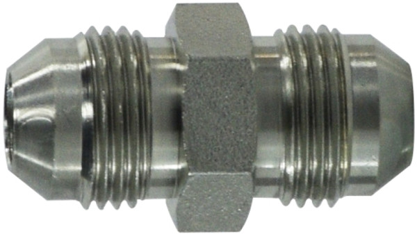 Midland Metal 24032016 Tube Union, 1-1/4 in Male JIC x 1 in Male JIC, Steel Midland Metal 24032016 Tube Union, 1-1/4 in Male JIC x 1 in Male JIC, Steel