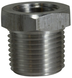 Midland Metal 79500 Bushings, Aluminum Fittings, 1/4 x 1/8 Aluminum Bushing, Nipples and Fittings