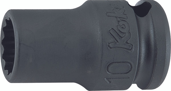 Koken 13406A-9/16 | 3/8" Sq. Drive 12 point Socket, Thin Walled