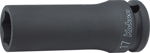 Koken 14113J-19 | 1/2" Sq. Drive Impact Sockets, with Plastic Stops for Hub Cap Screws