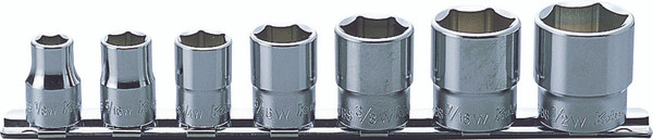 Koken RS3405W/7 | 3/8 Sq. Drive, 12-point Whitworth Socket Set Koken RS3405W/7 | 3/8 Sq. Drive, 12-point Whitworth Socket Set
