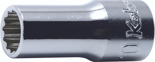 Koken 3305XA-11/16 | 3/8 Sq. Drive, 12-point Socket, Semi-Deep