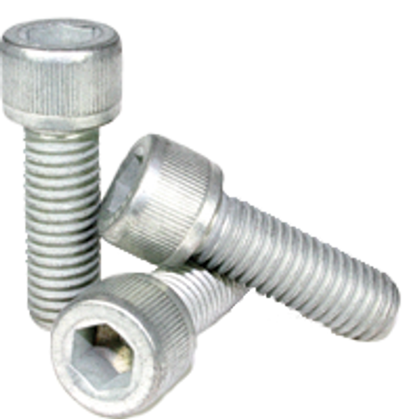 Socket Head Cap Screw, Fine Alloy Mechanical Zinc - 1/2"-20x1" (FT), Qty 50