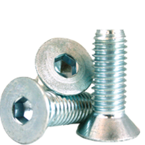 5/16"-18x1 1/4"(FT) - FLAT SOCKET CAPS COARSEALLOY ZINC-BAKECR+3, Qty 100