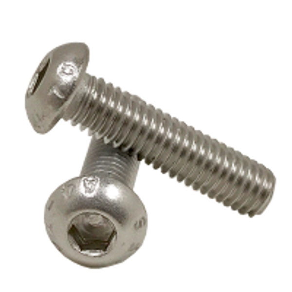 M10-1.50x40 MM,(FT) - BUTTON SOCKET CAPS COARSESTAIN A4 (316), Qty 50