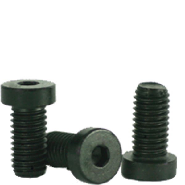 M5-0.80 x 25mm Low Head Socket Cap Screws, Thermal Black Oxide, Class 10.9, Coarse, Fully Threaded, Alloy Steel, DIN 7984, Qty 100