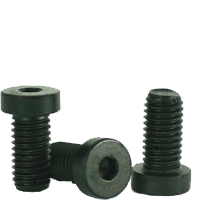 M8-1.25 x 25mm Low Head Socket Cap Screws, Thermal Black Oxide, Class 10.9, Coarse, Fully Threaded, Alloy Steel, DIN 7984, Qty 100