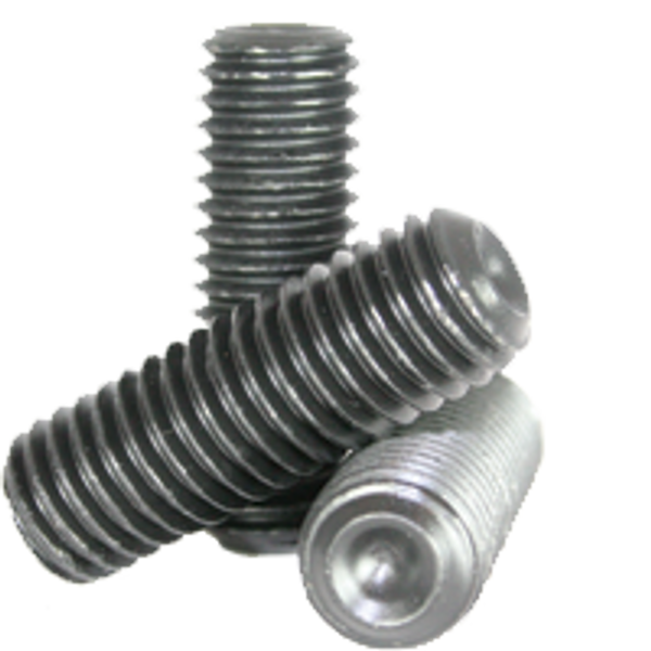 M2-0.40 x 10 mm Socket Set Screws, Cup Point, Thermal Black Oxide, Grade 45H, Coarse, ISO 4029 / DIN 916, Qty 100